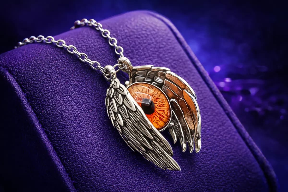 Кулон «Angel» с радужкой